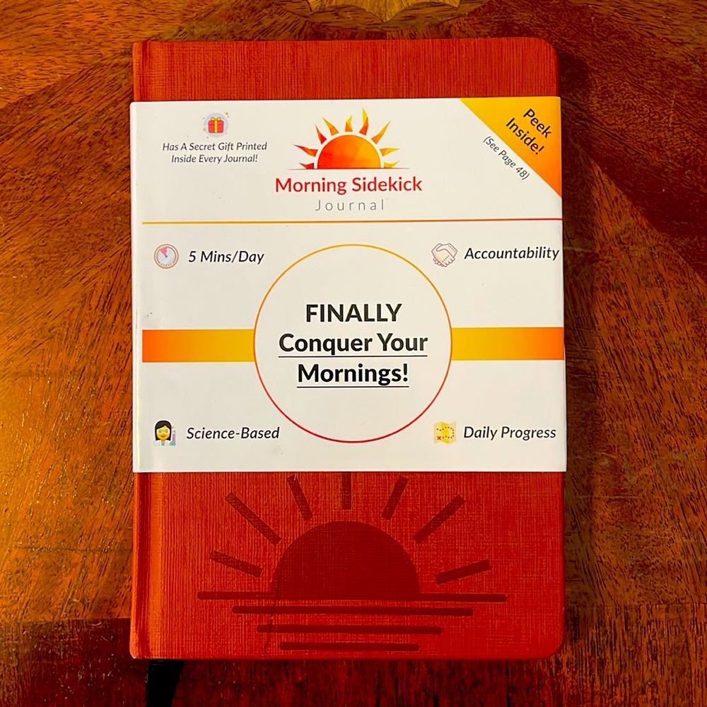 Sunrise Red Morning Sidekick Journal - Volume I : Conquer Your Morning, Conquer